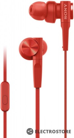 Sony Słuchawki MDR-XB55APR czerwone