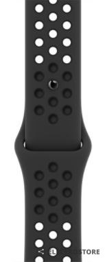 Apple Watch Nike Series 7 GPS, 41mm Koperta z aluminium w kolorze księżycowej poświaty z paskiem sportowym Nike kolor antracyt/czarny Apple Watch Nike Series 7 GPS, 41mm Koperta z aluminium w kolorze księżycowej poświaty z paskiem sportowym Nike kolor antracyt/czarny
