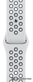 Apple Watch Nike Series 7 GPS + Cellular, 45mm Koperta z aluminium w kolorze księżycowej poświaty z paskiem sportowym Nike czysta plat