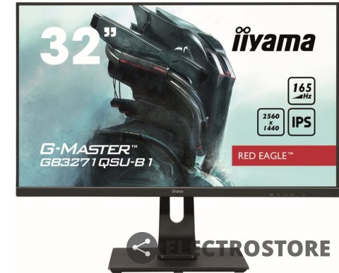 IIYAMA Monitor 31.5 cala GB3271QSU-B1 QHD,1ms,IPS,165Hz,HDMI,DP,400cd,FreeSync IIYAMA Monitor 31.5 cala GB3271QSU-B1 QHD,1ms,IPS,165Hz,HDMI,DP,400cd,FreeSync