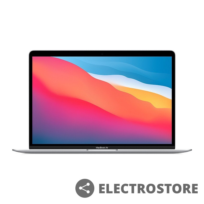 Apple MacBook Air 13,3 cali: M1 8/7, 8GB, 256GB - Srebrny