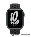 Apple Watch Nike Series 7 GPS + Cellular, 45mm Koperta z aluminium w kolorze północy z paskiem sportowym Nike w kolorze antracyt/czarn