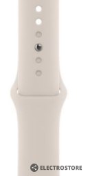 Apple Watch Series 7 GPS + Cellular, 45mm Koperta z aluminium w kolorze księżycowej poświaty z paskiem sportowym w kolorze księżycowej