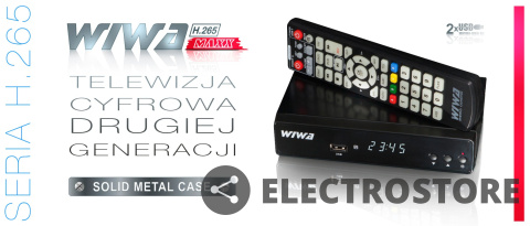 Tuner DVB-T2 kodek H.265/HEVC Pro Tuner DVB-T2 kodek H.265/HEVC Pro