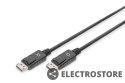 Digitus Kabel połączeniowy DisplayPort z zatrzaskami 1080p 60Hz FHD Typ DP/DP M/M 10m Czarny