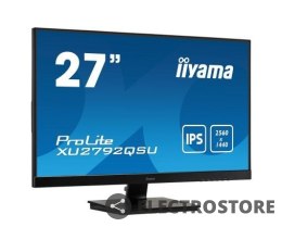 IIYAMA Monitor 27 cali XU2792QSU-B1 IPS,WQHD,DVI,HDMI,DP,USB3.0.FREESYNC