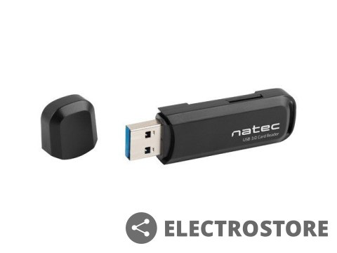 Natec Czytnik kart pamięci Scarab 2 SD/Micro SD, USB 3.0 Czarny Natec Czytnik kart pamięci Scarab 2 SD/Micro SD, USB 3.0 Czarny
