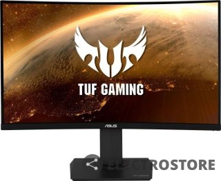 Asus Monitor 32 cale VG32VQR 165Hz WQHD HDMI DP 1800R HDR400 Głośnik 400cd/m2 G-SYNC Regulacja wysokości 0-140mm
