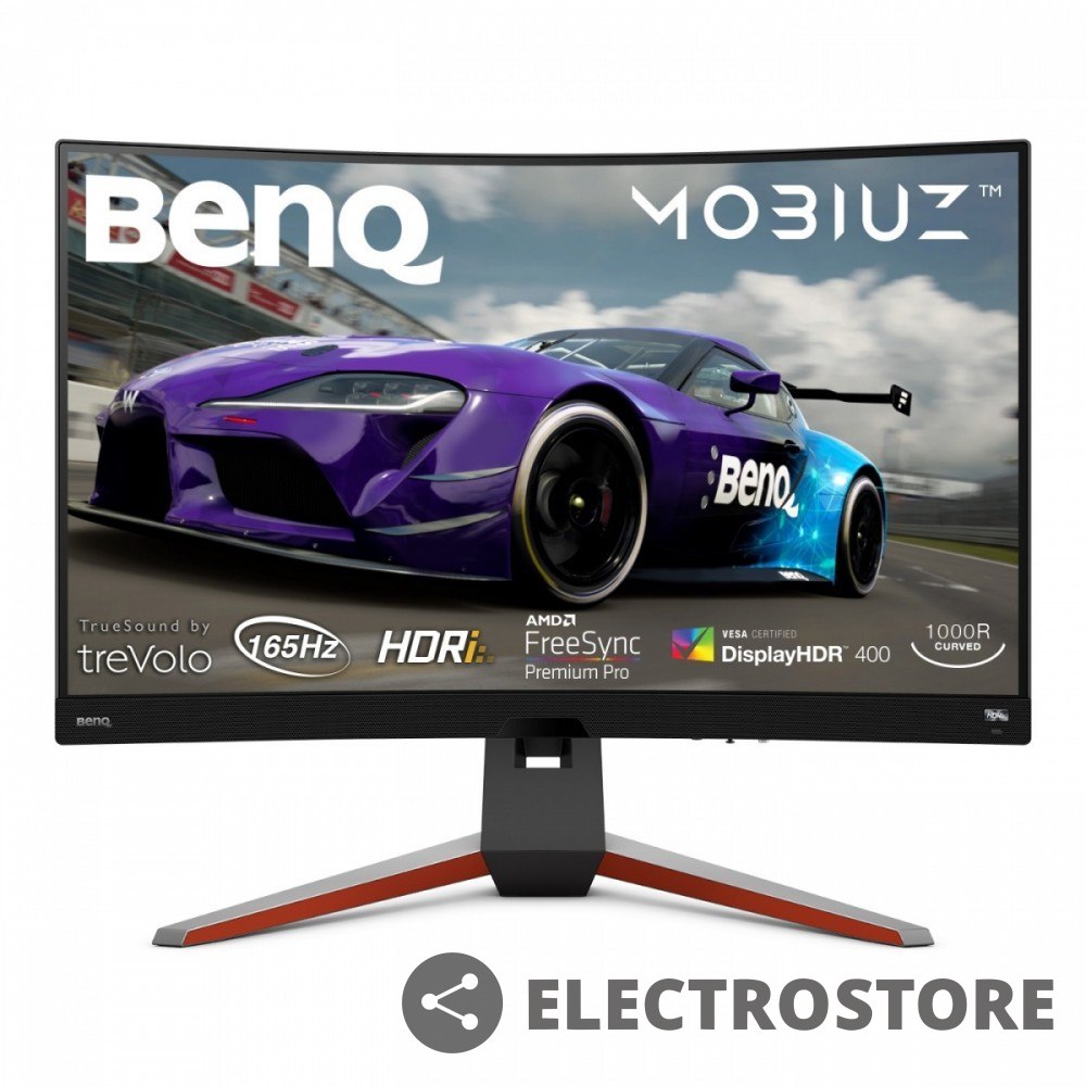 Benq Monitor 32 cale EX3210R LED 1ms/165Hz/FullHD/czarny