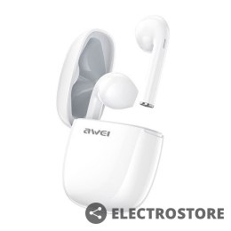 AWEI Słuchawki Bluetooth T28 TWS+stacja dokująca Białe