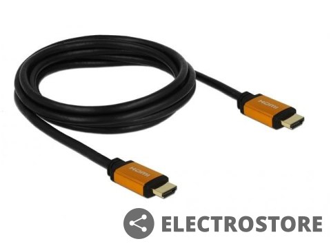 Delock Kabel HDMI M/M v2.1 8K 60Hz czarny 2m