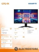 Gigabyte Monitor 27 cali G27Q-EK GAME 1ms/12MLN:1/QHD/HDMI