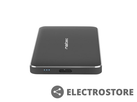 Natec Kieszeń zewnętrzna HDD/SSD Sata Oyster Pro 2,5cala USB 3.0 czarna aluminium slim Natec Kieszeń zewnętrzna HDD/SSD Sata Oyster Pro 2,5cala USB 3.0 czarna aluminium slim