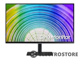 Samsung Monitor 27 cali ViewFinity S6 IPS 2560x1440 WQHD 16:9 1xHDMI 1xUSB-C 2xDP (In+Out) 3xUSB 3.0 LAN (RJ45) 5ms HAS+PIVOT płaski 3 l