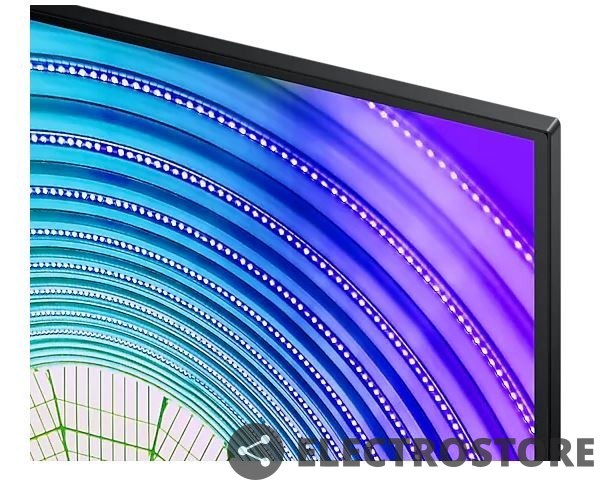 Samsung Monitor 27 cali LS27A600UUUXEN VA 2560x1440 WQHD 16:9 1xHDMI 1xUSB-C 2xDP (In+Out) LAN (RJ45) 5ms HAS+PIVOT płaski 3Y