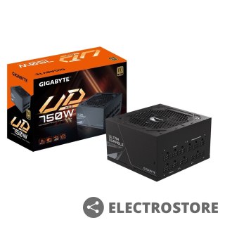 Gigabyte Zasilacz modularny UD750GM 750W 80PLUS GOLD ATX