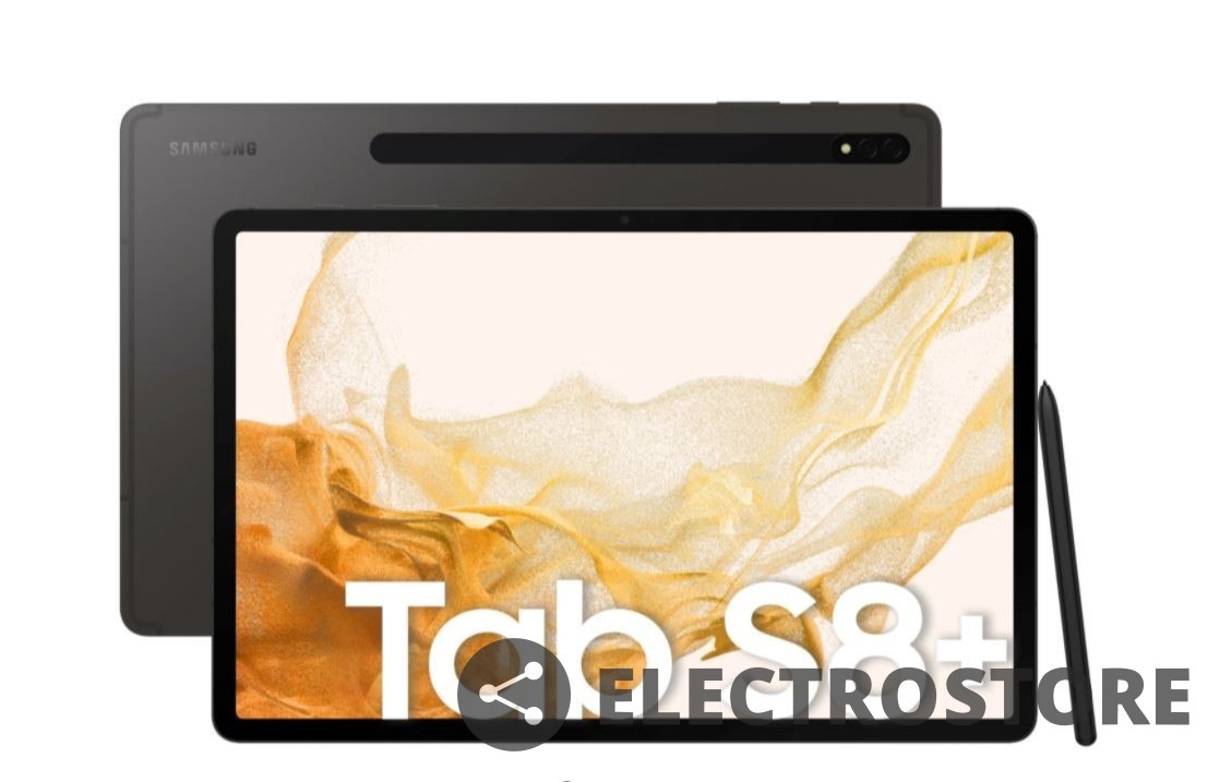Samsung Tablet Galaxy Tab S8+12.4 X800 8/128 GB S pen WiFi Szary