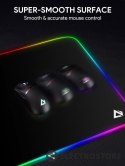 AUKEY KM-P7 RGB XXL gamingowa podkładka pod mysz i klawiaturę | 900x400x4mm | wodoodporna | gumowany spód | aplikacja G-aim Control Ce