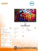 Dell Monitor S2421H 23,8 cali IPS LED Full HD (1920x1080) /16:9/2xHDMI/Speakers/3Y PPG