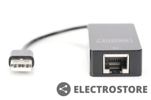 Digitus Przedłużacz/Extender USB 1.1 po skrętce Cat.5e/6 UTP/SFP do 45m, czarny, 20cm Digitus Przedłużacz/Extender USB 1.1 po skrętce Cat.5e/6 UTP/SFP do 45m, czarny, 20cm