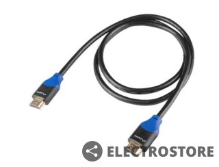 Lanberg Kabel HDMI M/M V2.0 1.8m 4K pełna miedź czarny BOX