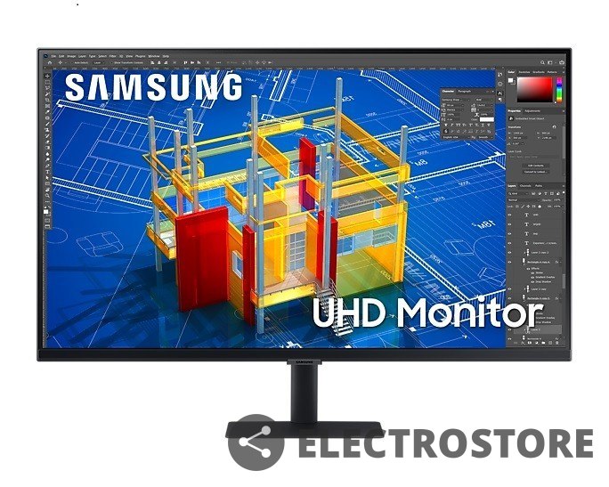 Samsung Monitor 32 cale LS32A700NWUXEN VA 3840 x 2160 UHD 16:9 2xHDMI/1xDP 5 ms (GTG) płaski