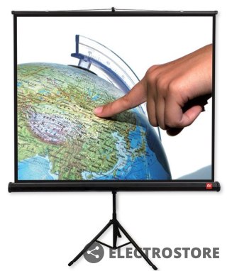 Avtek Ekran na statywie Tripod PRO 200 (1:1, 200x200cm, Matt White, czarne ramki)