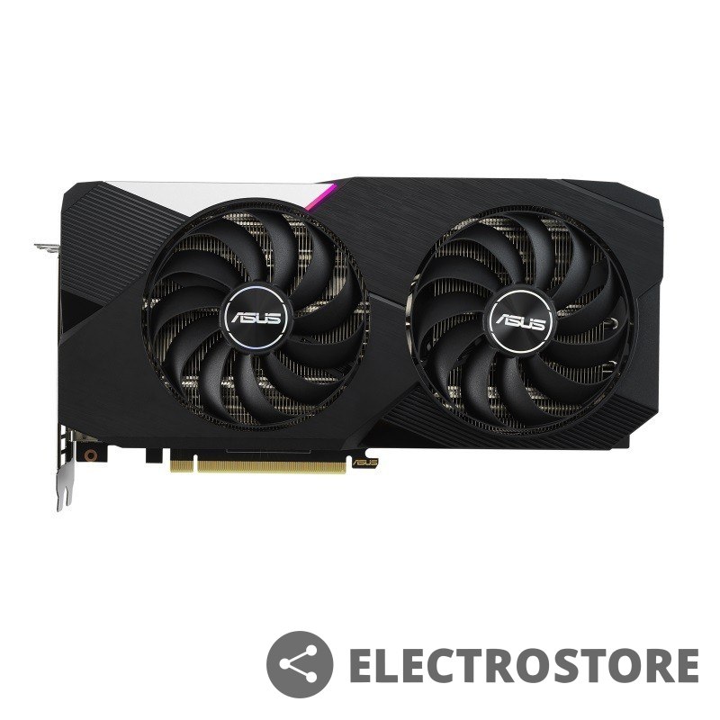 Asus Karta graficzna GeForce RTX 3060 Ti Dual 8GB OC V2 GDDR6 256bit LHR 3DP/2HDMI Asus Karta graficzna GeForce RTX 3060 Ti Dual 8GB OC V2 GDDR6 256bit LHR 3DP/2HDMI