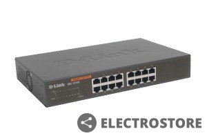 D-Link DGS-1016D switch L2 16x1GBE Desktop/Rack 19''