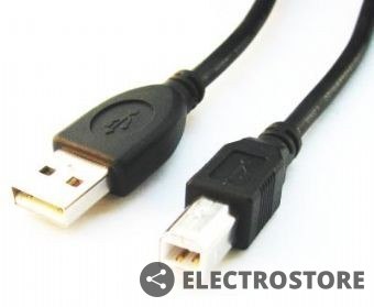 Gembird Kabel USB 2.0 typu AB AM-BM 1.8m czarny Gembird Kabel USB 2.0 typu AB AM-BM 1.8m czarny