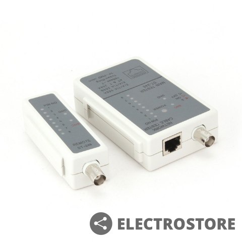 Gembird Tester diodowy kabli RJ45, RG-58 Gembird Tester diodowy kabli RJ45, RG-58