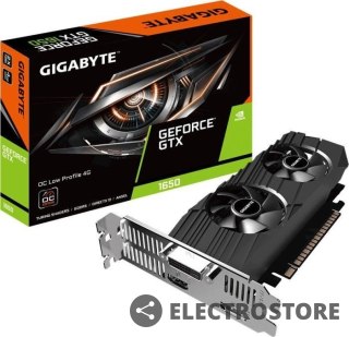 Gigabyte Karta graficzna GeForce GTX 1650 OC LP 4GB 128bit GDDR5 HDMI/DP/DVI