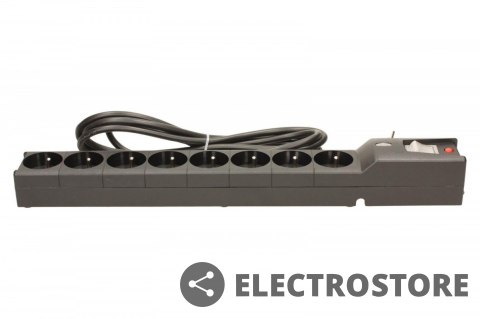 Lestar Listwa przeciwprzepięciowa LXA 816, 3L, 3,0m, czarna Lestar Listwa przeciwprzepięciowa LXA 816, 3L, 3,0m, czarna