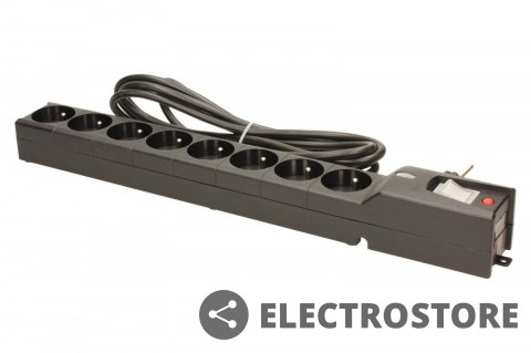 Lestar Listwa przeciwprzepięciowa LXA 816, 3L, 3,0m, czarna Lestar Listwa przeciwprzepięciowa LXA 816, 3L, 3,0m, czarna