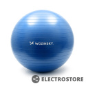Piłka gimnastyczna 65 cm do ćwiczeń rehabilitacyjna niebieski