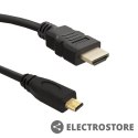 Qoltec Kabel HDMI 1.4 Męski / Micro HDMI v1.4 męski | 2m