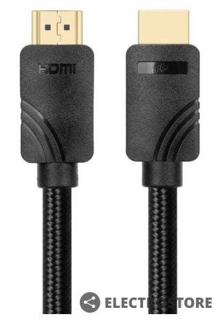 TB Kabel HDMI v 2.1 premium 2 m 8K Czarny Stworzony dla graczy