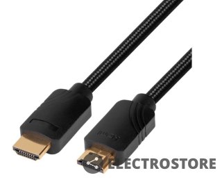 TB Kabel HDMI v 2.1 premium 2 m 8K Czarny Stworzony dla graczy
