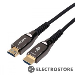 TB Kabel HDMI v2.0 hybrydowy optyczny światłowodowy 50m