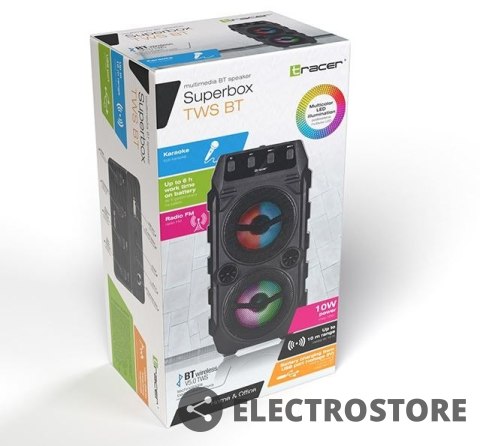 Tracer Głośnik Superbox TWS Bluetooth Tracer Głośnik Superbox TWS Bluetooth