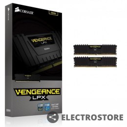 Corsair DDR4 Vengeance LPX 16GB/3000(2*8GB) CL15-17-17-35 BLACK 1,35V 
