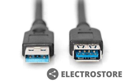 Digitus Kabel przedłużający USB 3.1 Gen.1 SuperSpeed 5Gbps Typ USB A/USB A M/Ż czarny 1,8m Digitus Kabel przedłużający USB 3.1 Gen.1 SuperSpeed 5Gbps Typ USB A/USB A M/Ż czarny 1,8m