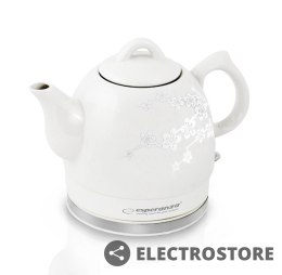 Esperanza Czajnik elektryczny 1,2L ALAMERE ceramiczny biały