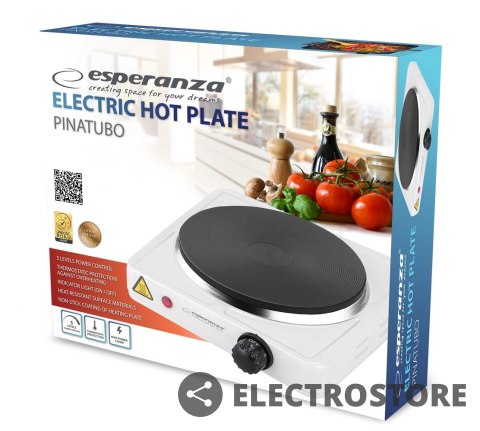 Esperanza KUCHENKA ELEKTRYCZNA PINATUBO BIAŁA EKH002W Esperanza KUCHENKA ELEKTRYCZNA PINATUBO BIAŁA EKH002W