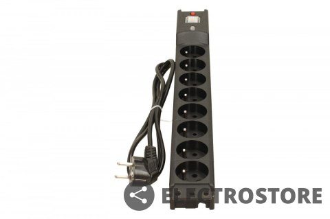 Lestar Listwa przeciwprzepięciowa LXARM 810, 3L, PDU, 1,5m, czarna Lestar Listwa przeciwprzepięciowa LXARM 810, 3L, PDU, 1,5m, czarna