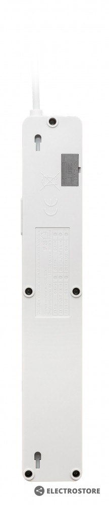 Lestar Listwa przeciwprzepięciowa ZX 510, 1L, 3,0m, szara Lestar Listwa przeciwprzepięciowa ZX 510, 1L, 3,0m, szara