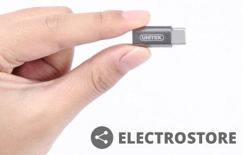 Unitek Adapter USB TYP-C do microUSB; Y-A027AGY Unitek Adapter USB TYP-C do microUSB; Y-A027AGY