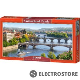 Castor Puzzle 4000 elementów Vltava Mosty w Pradze