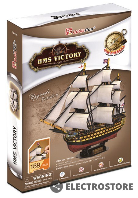 Cubic Fun Puzzle 3D Żaglowiec HMS Victory