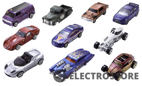 Hot Wheels Pojazdy Dziesięciopak Hot Wheels Pojazdy Dziesięciopak
